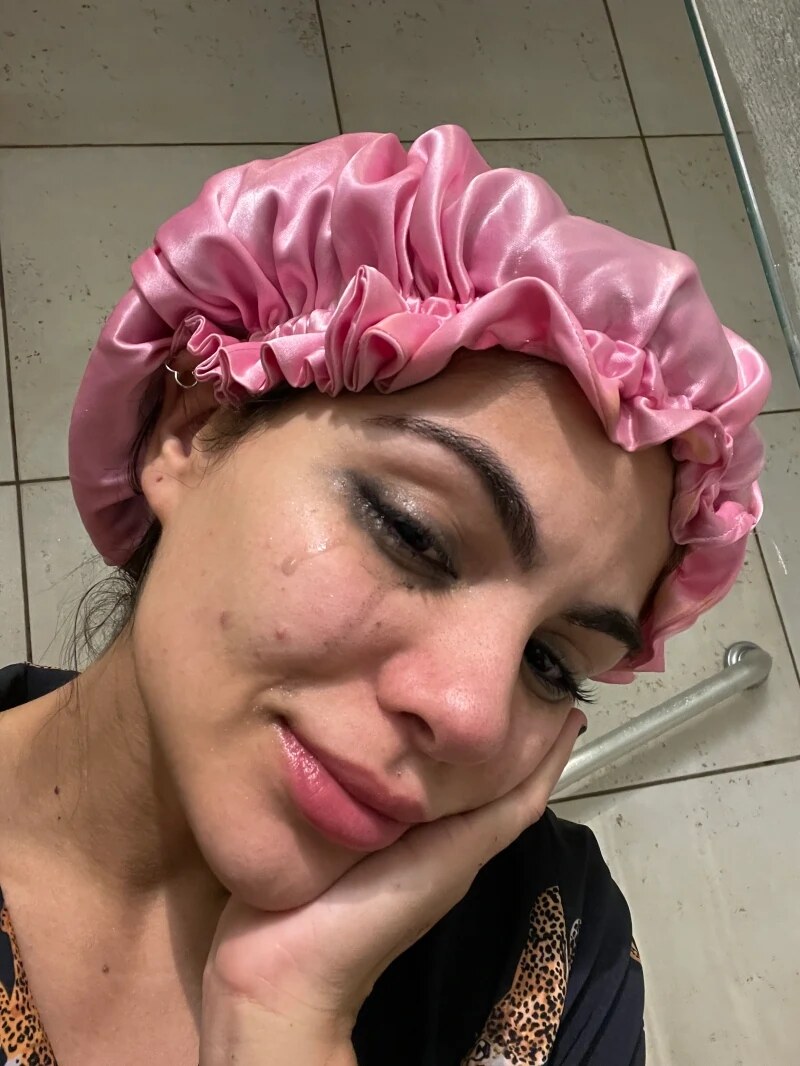 Catarina Leal em um momento vulnerável, antes da descoberta da Declaração Quântica